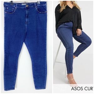 ASOS | Plus Size High Rise Skinny Jeans
